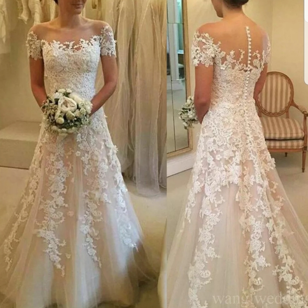 Beautiful custom wedding dress